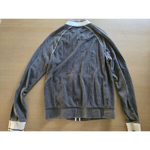 Original Penguin bomber jacket in grey/white, size S